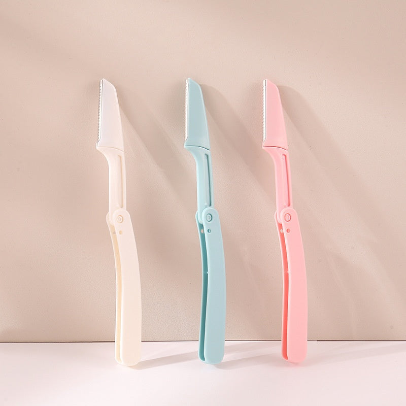 Women’s Anti-Scratch Eyebrow Trimming Kit for Beginners - Multiple Colors