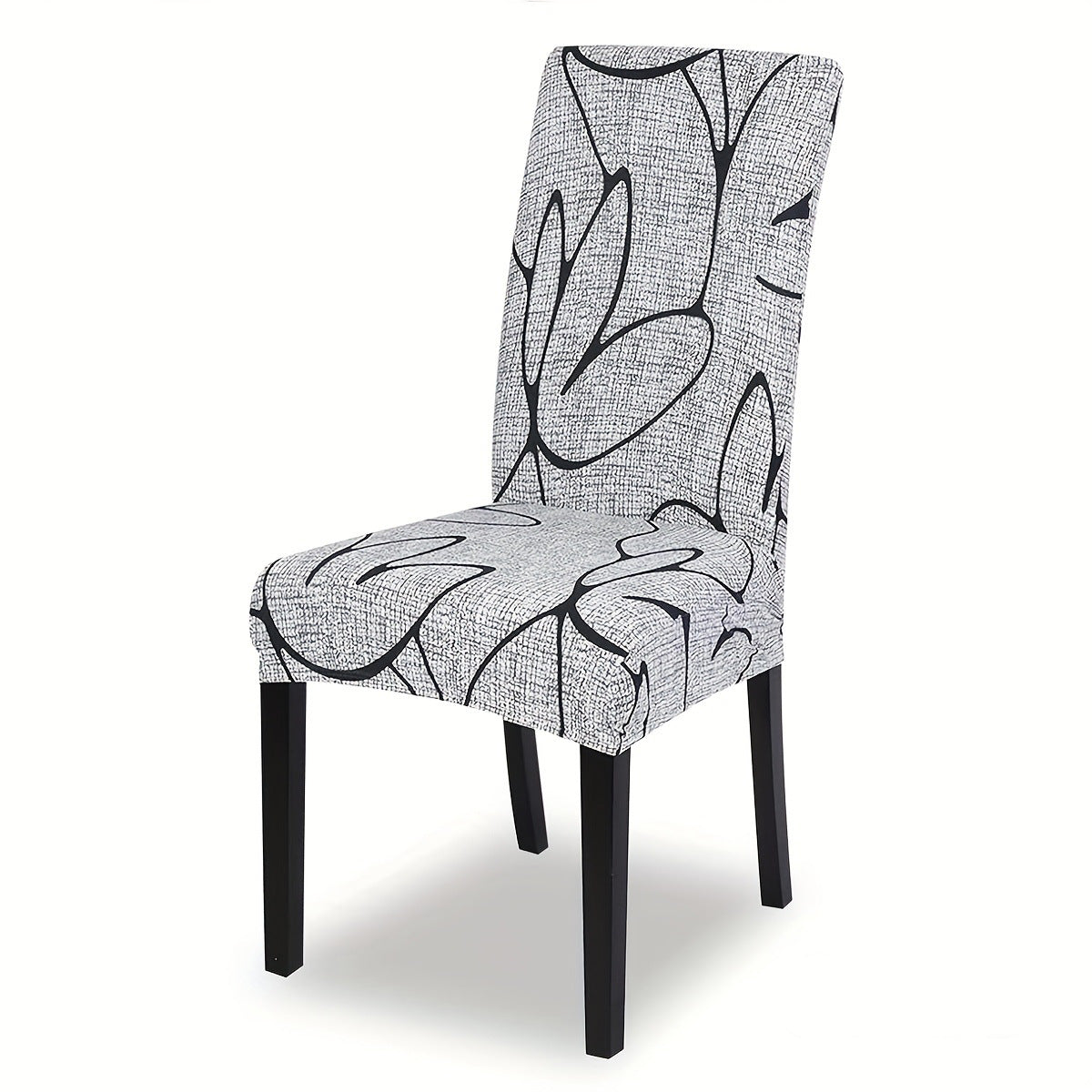 Elastic Chair Cover - Printed Stretch Home Office Chair Protector