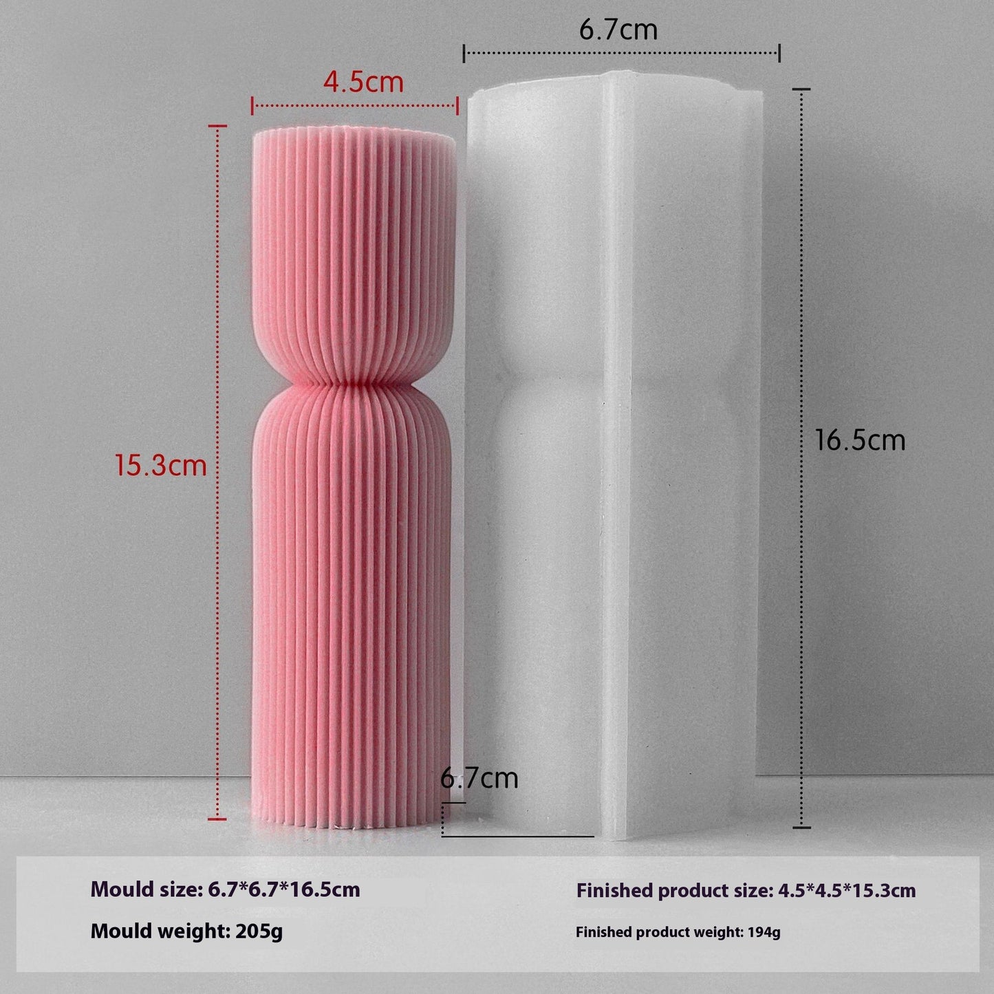 Silicone Mold for Aromatherapy Candles & Crafting - Multiple Shapes & Sizes