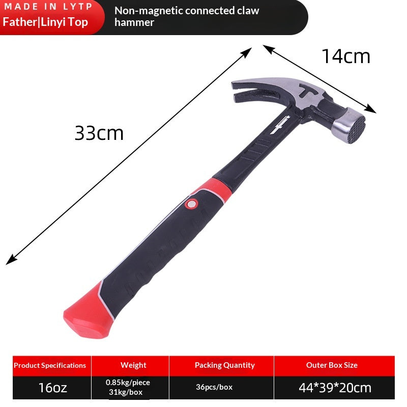High-Carbon Steel Forged Hammer for Industrial & Household Use - Multiple Sizes