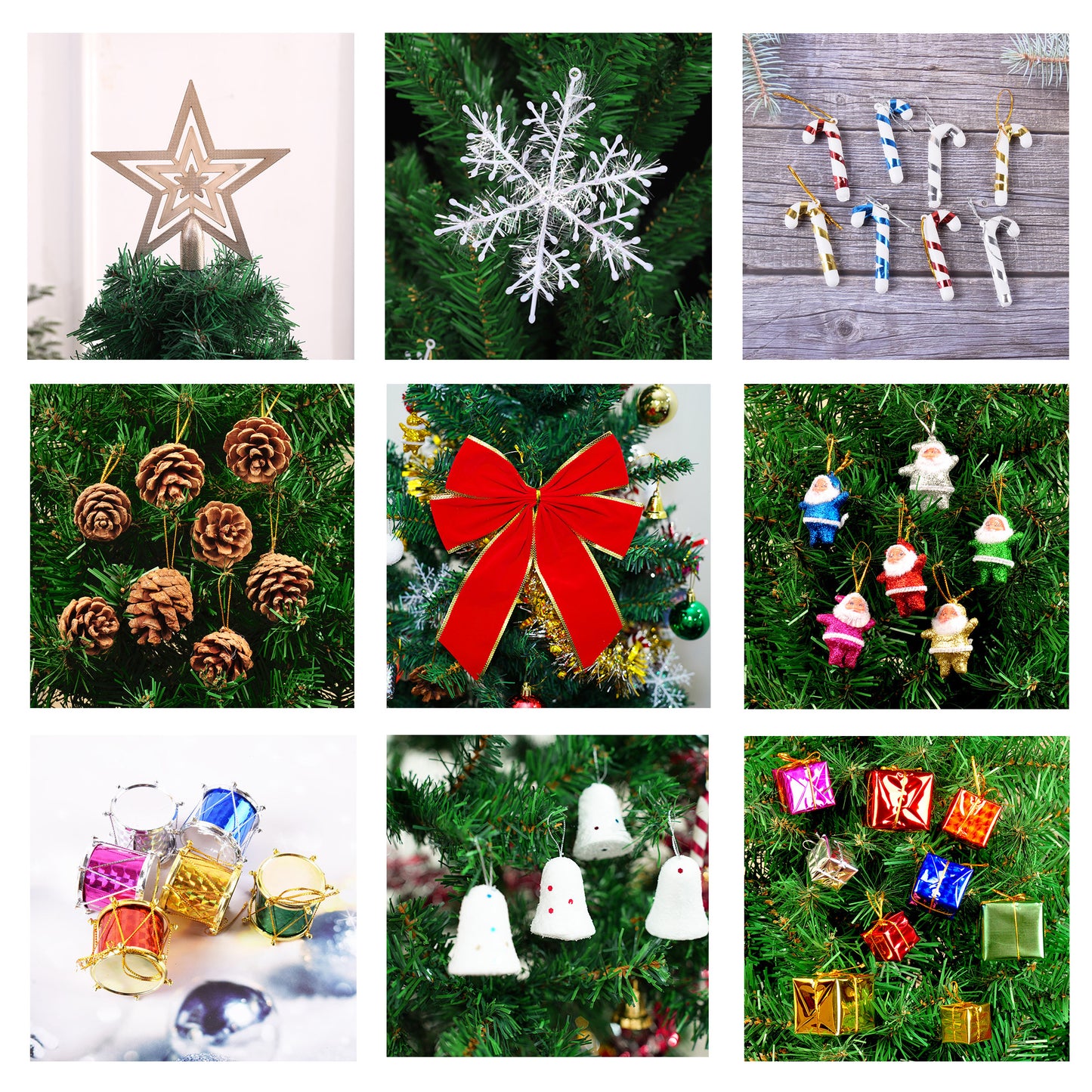 5ft Green Artificial Christmas Tree with LED Lights & Skirts