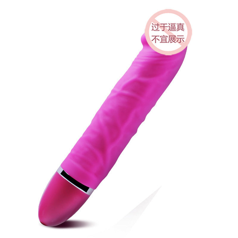 Slim Silicone Vibrating Massager with Multiple Modes - Portable Personal Wellness Device