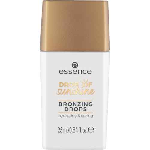 essence | Drop of Sunshine Bronzing Drops | Lightweight, Buildable, Hydrating Healthy Glow, Multi-Use Formula | Vegan & Cruelty Free