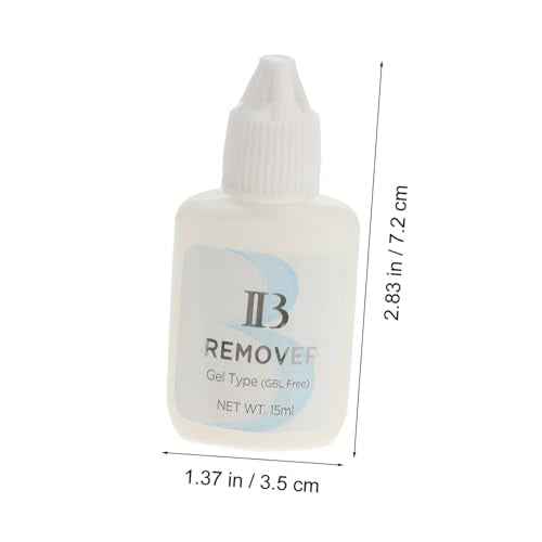 FRCOLOR Fast Acting Remover Gel Colorless Dissolves Adhesive Quickly Safe for Eyes Easy Squeeze Bottle for Precise Application
