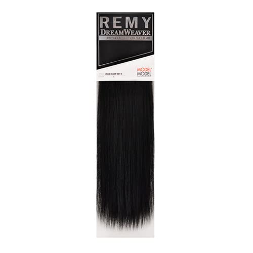 Model Model Human Hair Weave ModelModel Dream Weaver Yaky (14 Inch (Pack of 2), 1B)