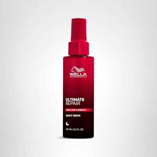 Wella Professionals ULTIMATE REPAIR Night Hair Serum | Protection Against Night Stressors for All Hair Types | 3.2 Fl Oz - Packaging May Vary