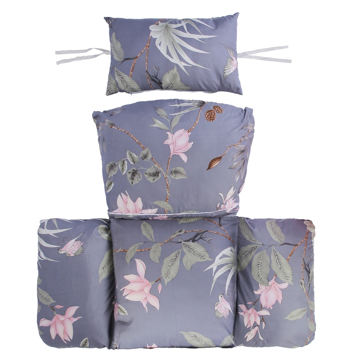 Thick Soft Egg Chair Cushion with Headrest for Hanging Chairs