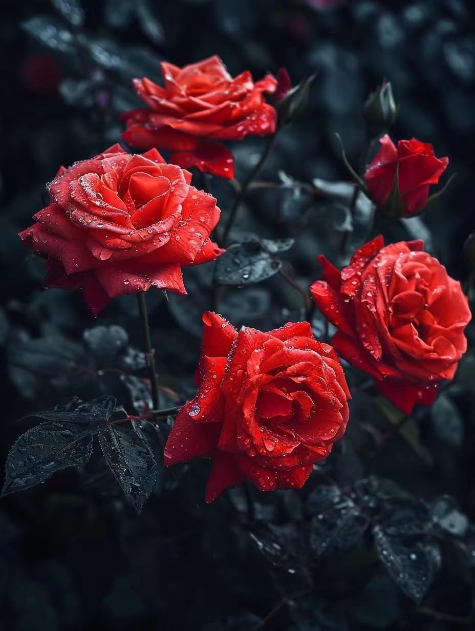 Red Rose Seeds for Planting - 300+ Heirloom Flower Seeds for Garden & Bonsai