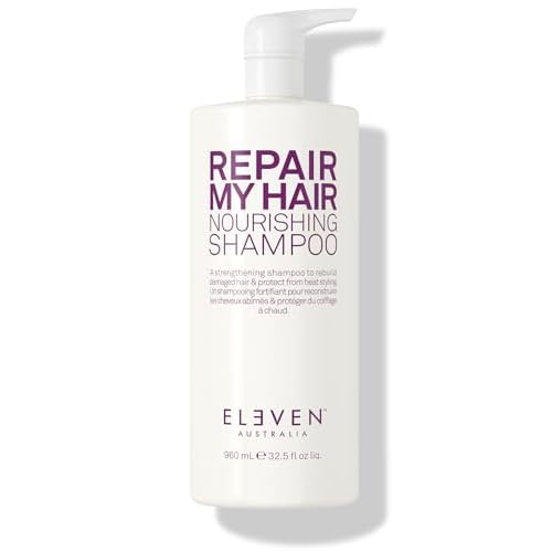 ELEVEN AUSTRALIA Repair My Hair Nourishing Shampoo for Women & Men - Sulfate Free Shampoo, Hydrating & Gentle, Strengthens Dry & Damaged Hair, Provides Deep Moisture, Color Safe Formula