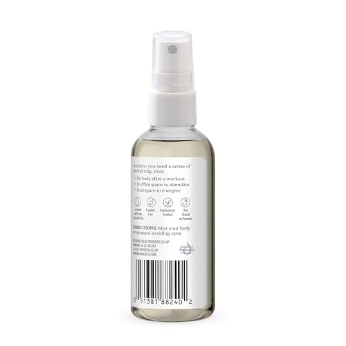 Aura Cacia Room and Body Mist, Refreshing Peppermint, 4 Fluid Ounce