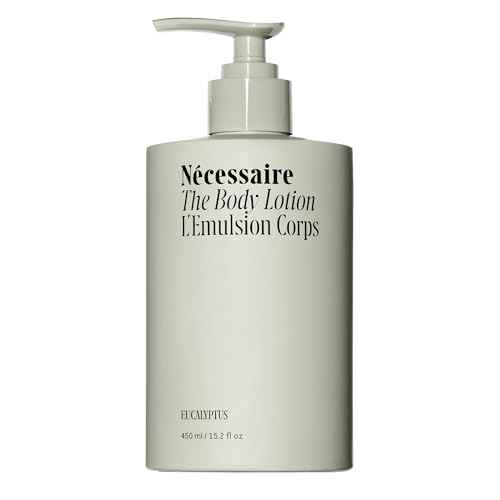 N?cessaire The Body Lotion Eucalyptus ? Multi-Peptide Body Moisturizer for Women + Men ? Non-Comedogenic Body Lotion with Niacinamide ? 450ml/15.2 fl oz