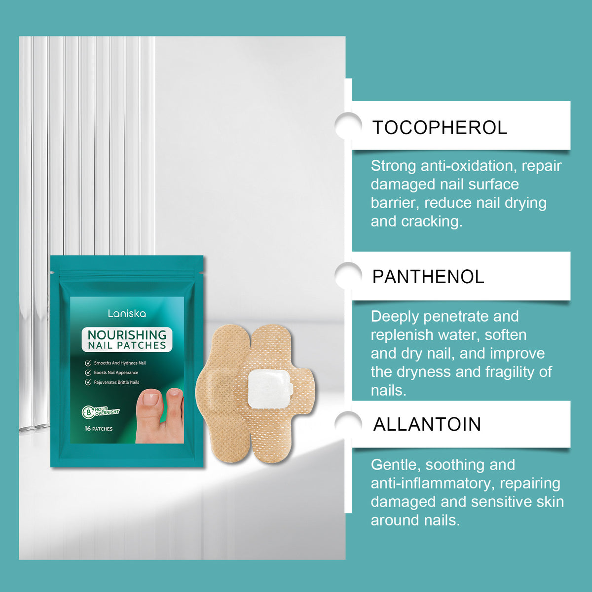 Nail Care Patches - 16 Pack