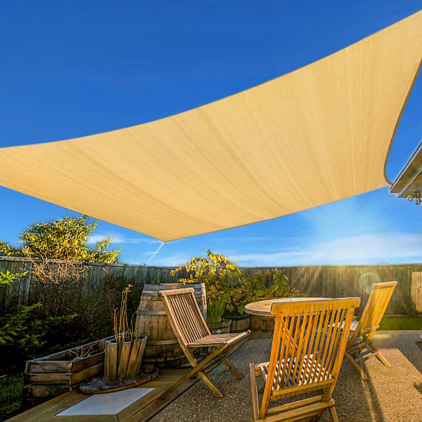 20x26 ft Sunshade Sail Waterproof Garden Shade Cloth UV Block Canopy
