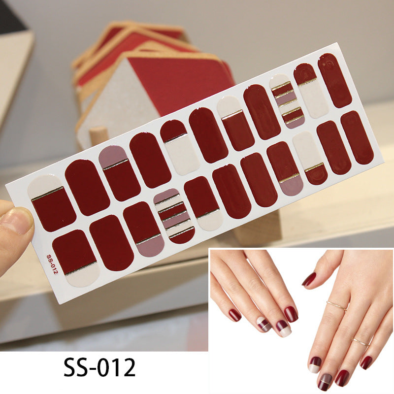Waterproof Nail Glitter Stickers