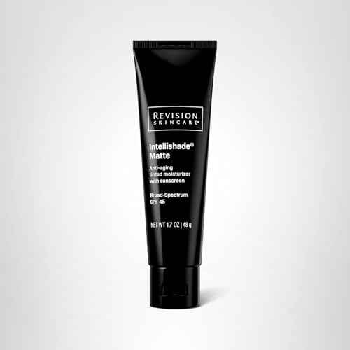 Revision Skincare Intellishade® Matte SPF 45 Anti-Aging Tinted Sunscreen for Face, Oil-Free Moisturizer with SPF and Vitamin C, Pore Minimizing Sunscreen for Oily and Combination Skin, 1.7 oz