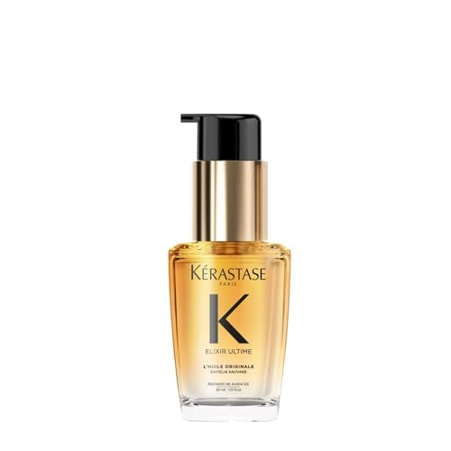 Kerastase Elixir Ultime Refillable Hair Oil - Hydrates & Smoothes Frizz, Adds Shine, With Wild Camellia, Nourishes & Strengthens Hair, For All Hair Types
