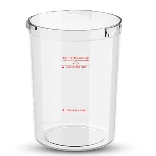 Water Jar for Facial Steamer Professional, Large Capacity Plastic Water Cup for Ozone Facial Steamer Professional Replacement