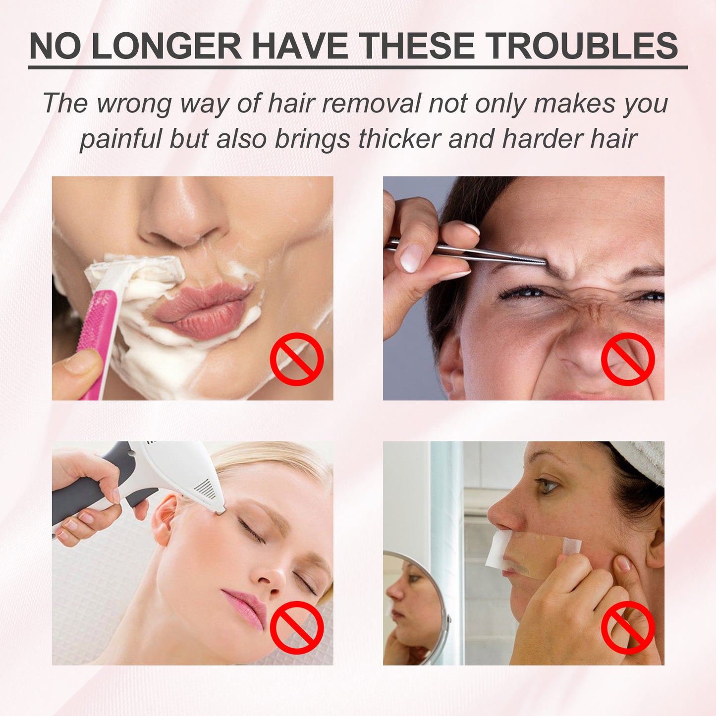 Gentle Hair Removal Cream for Face and Body - Moisturizing Formula