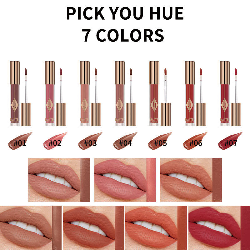 Matte Lip Gloss Moisturizing Lipstick No Stain On Cup - 4G Assorted Colors