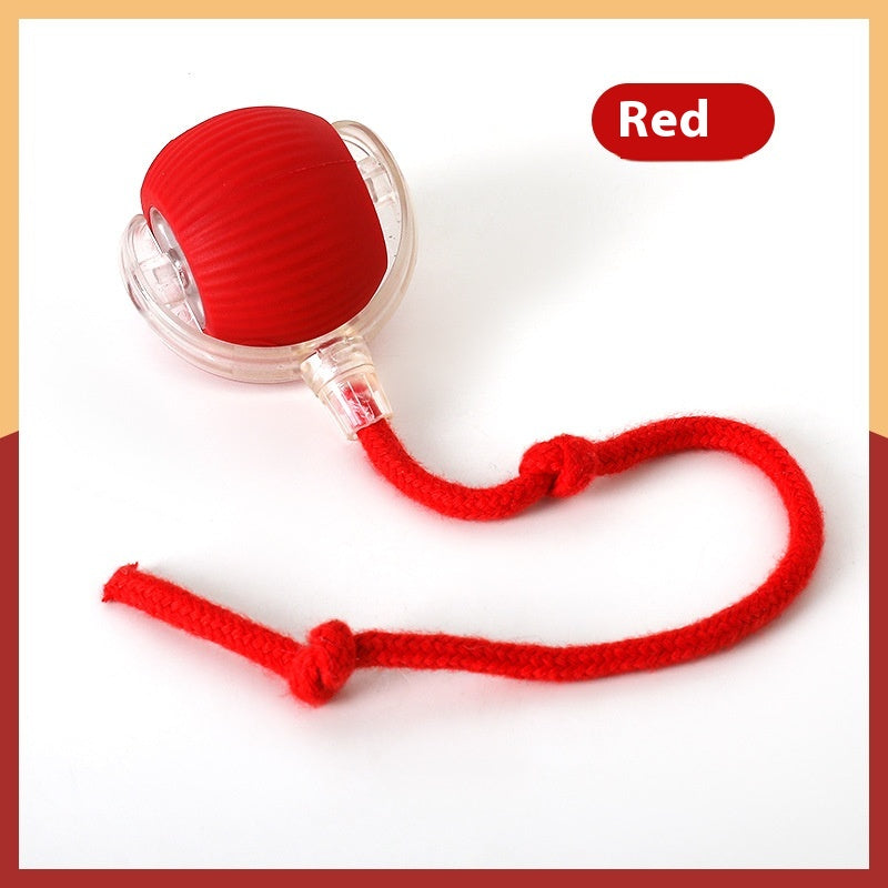 Interactive Cat Toy Ball with Multiple Modes and Realistic Sounds - Fun Pet Chase Toy