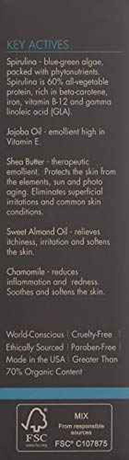 Organic Male OM4 Sensitive Step 4 - Sea Essentials Calming Moisturizer - Ultra soothing moisturizer for Men with Sensitive Skin