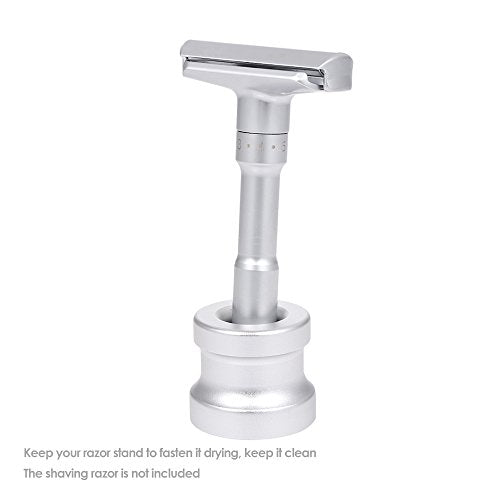 Men's Shaving Razor Stand Holder Aluminum Alloy Safety Razor Base Stand Good Thanksgiving/Christmas Gift