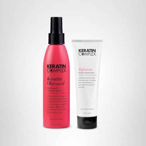 Keratin Complex - Blow Dry Essential Kit - Keratin Obsessed, 5 fl oz + Infusion Keratin Replenisher, 4 fl oz