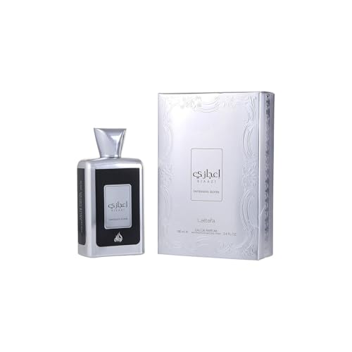 Lattafa Perfumes for Unisex 2 Piece Eau de Parfum Gift Set (Bade'e Al Oud Oud For Glory + Ejaazi Intensive Silver) 3.4 Ounce/100 ml each