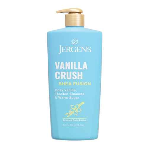 Jergens Shea Fusion Vanilla Crush Body Lotion, Moisturizer with Shea Butter & Vitamin E, 14 Fl Oz