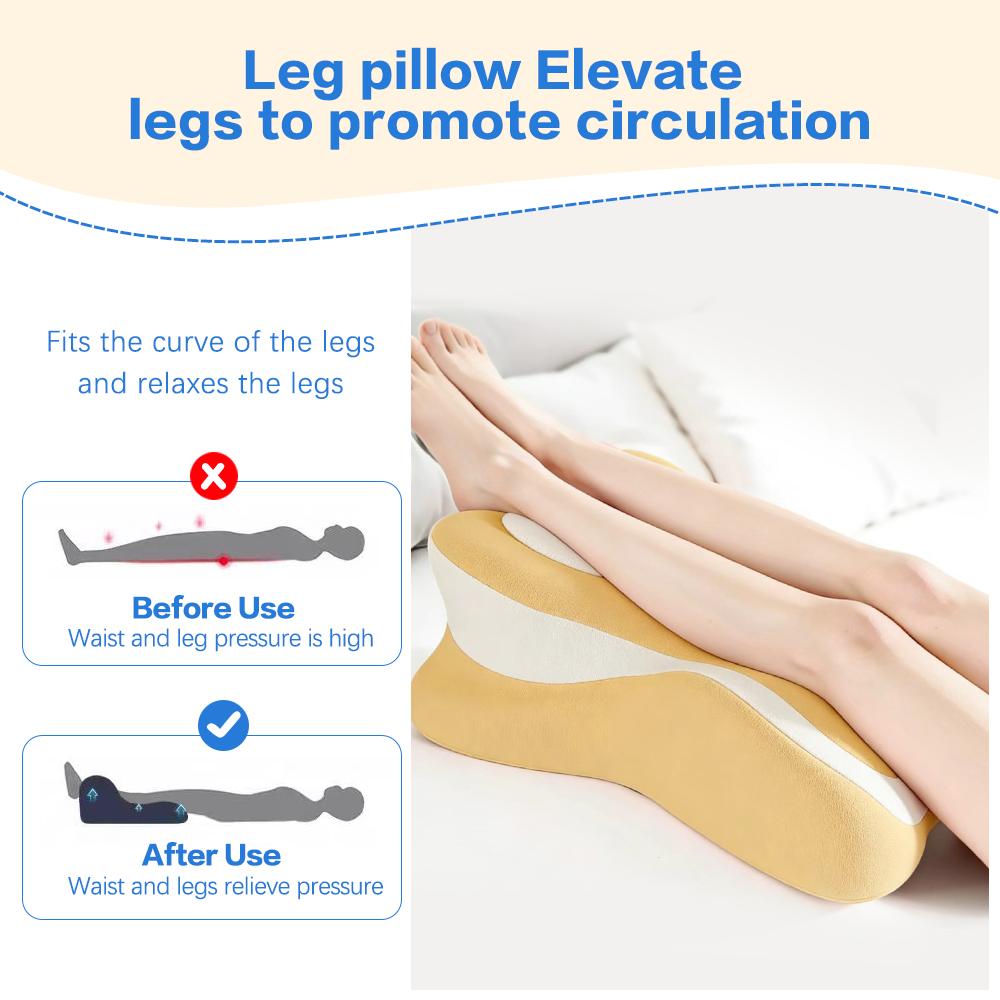 Ergonomic Heart-Shaped Memory Foam Chest Support Pillow