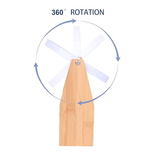 1x / 5X Magnifying Makeup Mirror, Jewelry and Cosmetics Storage Box with Double Drawers, Adjustable Natural Bamboo Stand, 360¡Æ rotatable Vertical Desktop Mirror (1, Rectangle)