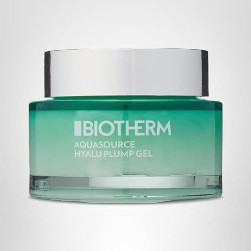 Biotherm Aquasource Hyalu Plump Gel, For Normal To Oily Skin. With plumping Hyaluronic Acid And Regenerating Biotech Plankton For Visibly Plumper And Glowing Skin, 2.54 Fl. Oz.
