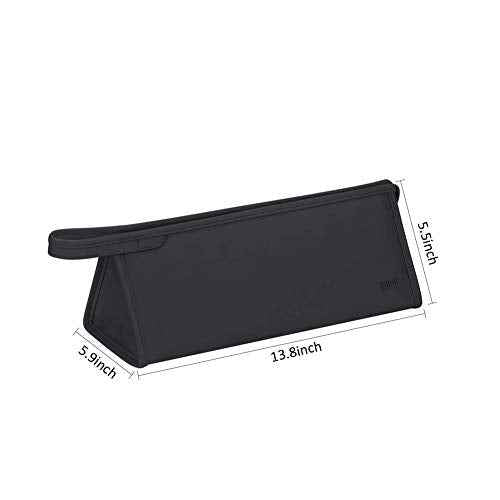 BUBM Travel Storage Bag Compatible with Dyson Airwrap Styler, Shark Flexstyle Air Styling & Drying System, Portable Carrying Case Organizer for Airwrap Styler and Attachments,Black