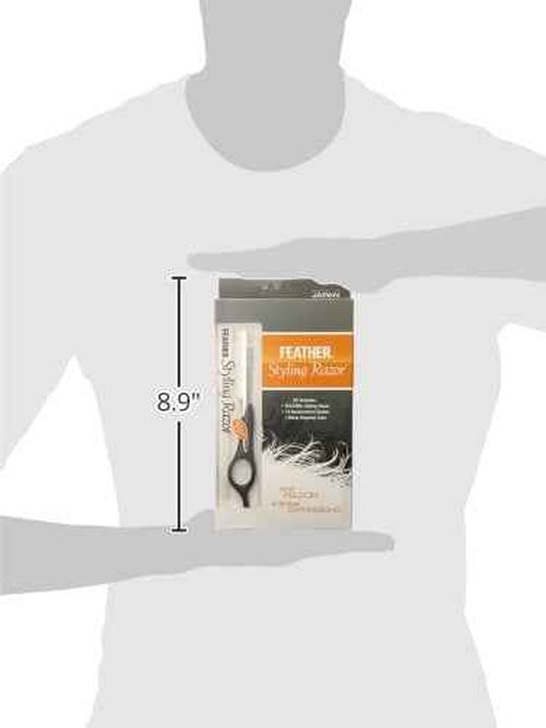 Feather Detail Razor with Standart Kit, Black