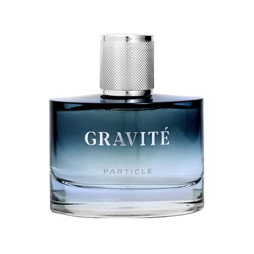 Particle Gravit? Cologne Spray for Men, Long Lasting Fresh Scent, Men's Perfume Woody Citrus Fragrance, Notes of Pepper, Rosemary, Grapefruit, Cedar, Cashmere & Musk, 3.38 FL OZ Bottle