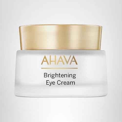 AHAVA Brightening Eye Cream- Brightens Dark Circles, Reduce Wrinkles, enriched with Exclusive Osmoter & 3D Complex of anti-aging Dunaliella Algea, 0.5 Fl.Oz