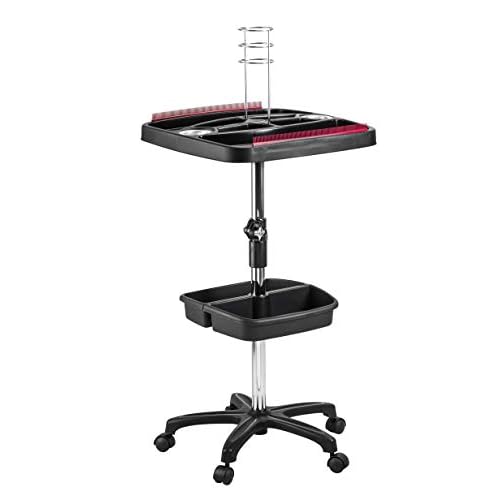 DOMPEL Mega Hair Trolley Station Model 501 | Stylish and Functional Hair Salon Organizer with Extra Storage Space