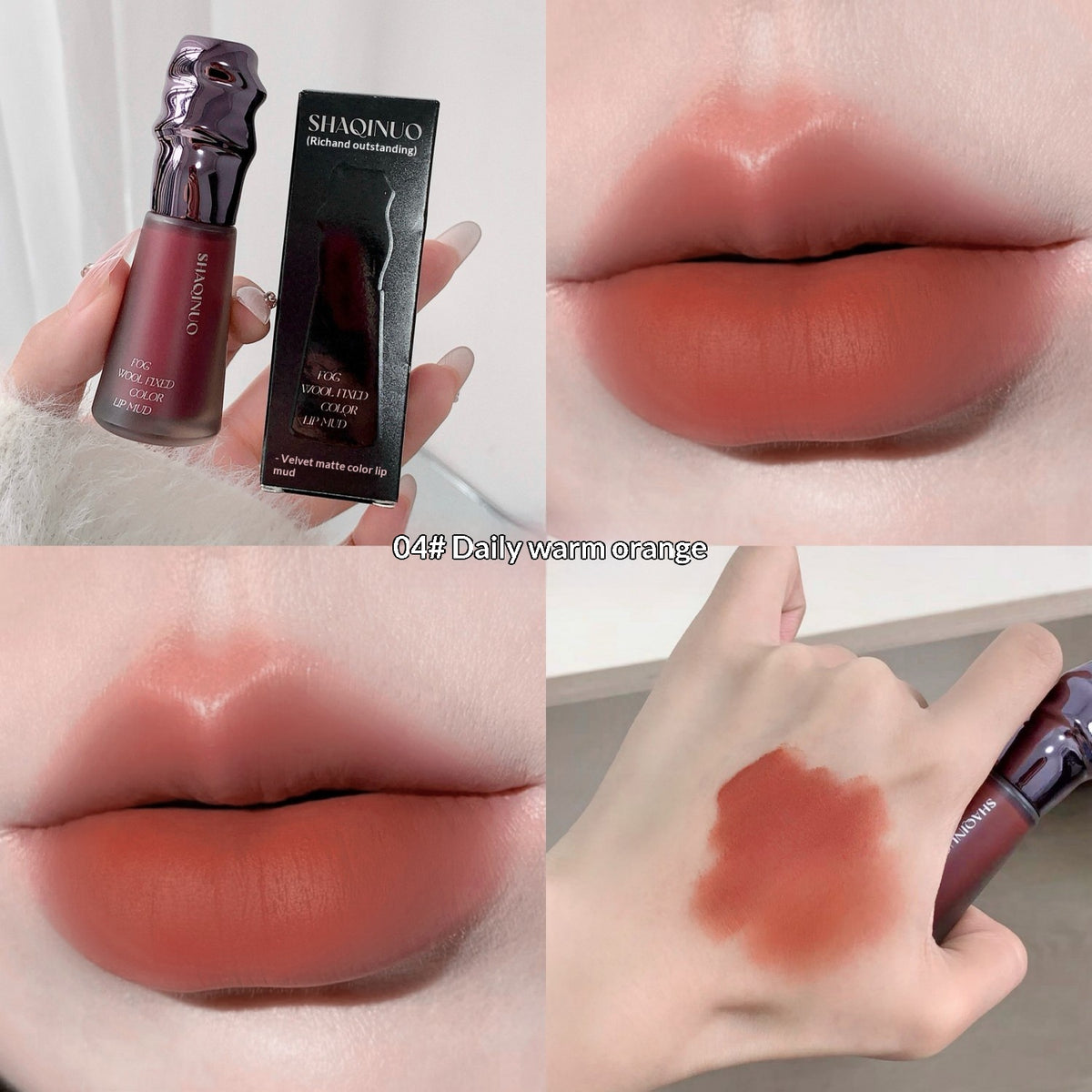 Velvet Color-Fixing Matte Lip Glaze Lipstick – Skin Tone Enhancing, 5g