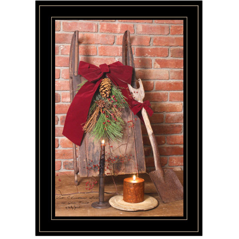 Let Christmas Live Framed Print - Ready to Hang, Black Frame