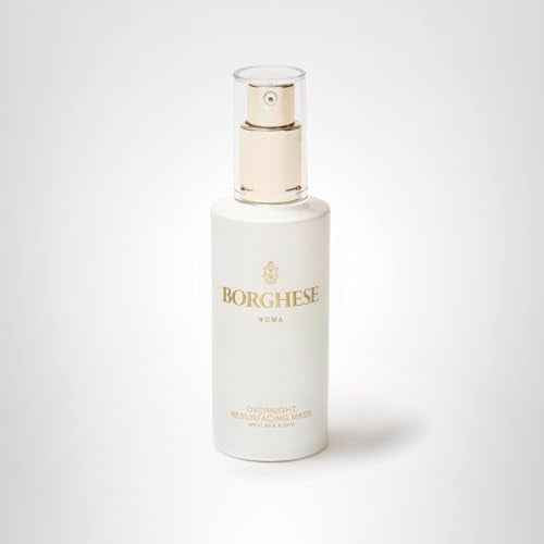 Borghese Overnight Resurfacing Mask With AHA & BHA - Leave-On Exfoliating Mask with Glycolic Acid, Lactic Acid, & Hyaluronic Acid, For All Skin Types