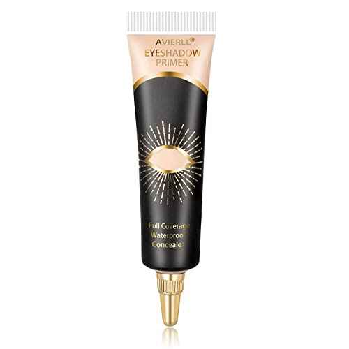 Eyeshadow Primer,Eye Primer,Makeup Primer Long Lasting Cream Eyeshadow Base,Primer Face Makeup,Full Coverage Waterproof Concealer 1 Pens-0.40 fl oz (02_MEDIUM)