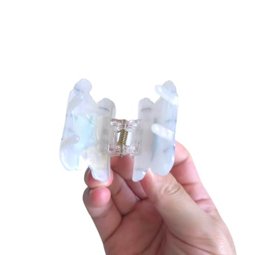 Bichon Frise Dog Hair Clips,Small Claw Clips for Girls,Acetate Hair Clips for Women,S12