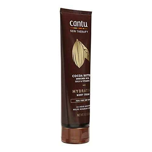 Cantu Therapy Cocoa Butter Hydrating Body Cream for very Dry Skin, 8.5 Oz