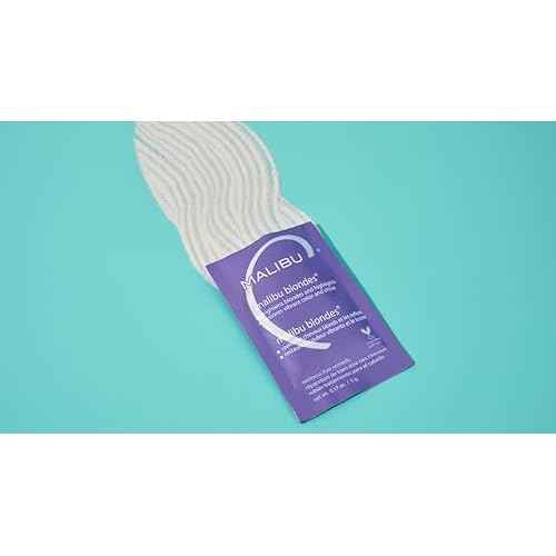 Malibu C Blondes Wellness Remedy - Removes Discoloration from Bleached, Highlighted or Natural Blonde Hair + Restores Vibrance and Shine with Vitamin C Complex