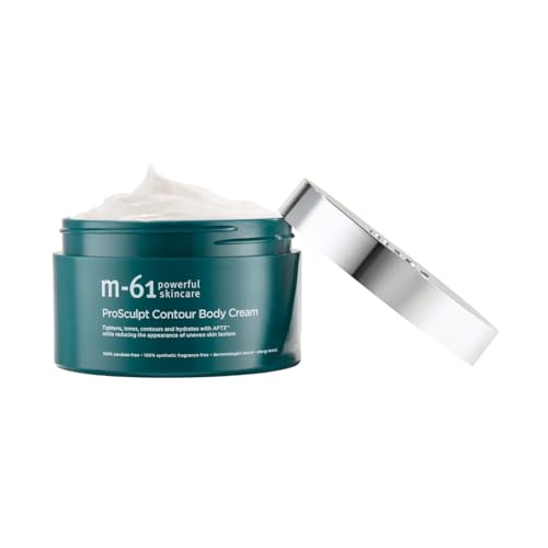 m-61 ProSculpt Contour Body Cream | Firming Body Lotion Clinically Shown To Tighten, Tone, and Sculpt. Creamy, Fragrance Free - 5 Oz.