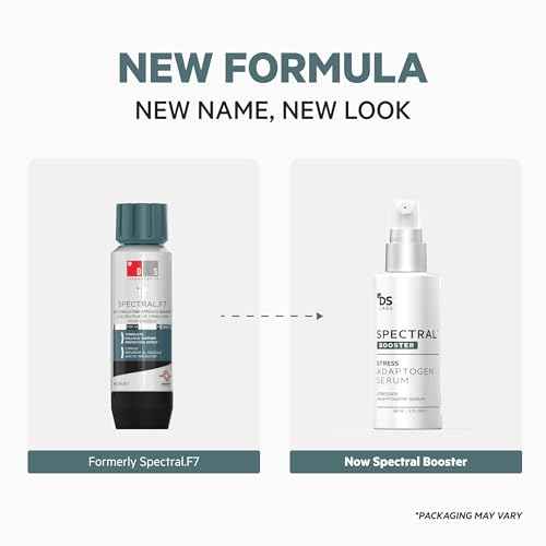 DS Labs Spectral Booster (formerly Spectral.F7) Hair Density Serum, 60mL - Non-Greasy, Leave-In, Supports Fuller, Thicker, Looking Hair, with Astressin-B Peptide & Copper Peptides, Water-Based
