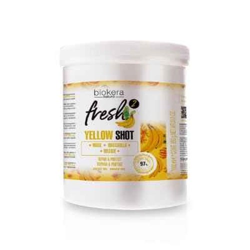 Biokera Natura Fresh Yellow Shot Mask 33.5 oz