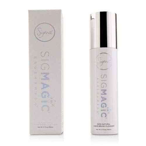 Sigma Beauty Sigmagic Brushampoo Liquid - Professional Grade Cleaner Solution for Makeup Brushes & Sponges to Remove Makeup Residue (5.1 FL Oz)