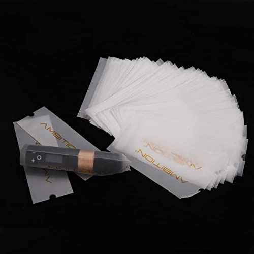 Ambition 200pcs Tattoo Machine Bags - Disposable Cartridge Tattoo Pen Covers Rotary Tattoo Machine Sleeves Protective Bags