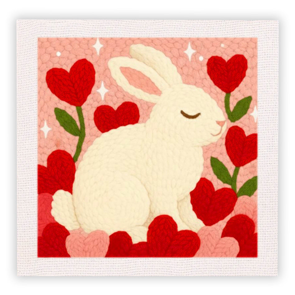 Handmade Embroidery Floral and Animal Wall Art - Creative Gift